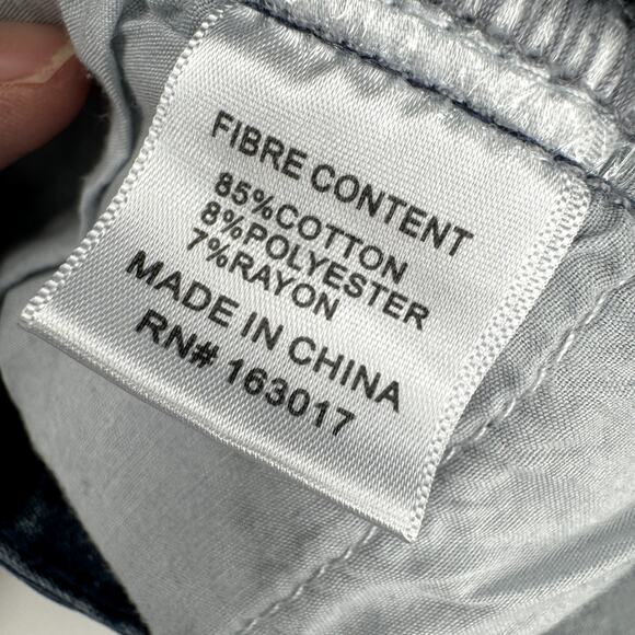 Princess Polly Jeans Womens 2 (25x31 ACTUAL) Wide Leg V-Waist Karol Dark NEW - Picture 6 of 8